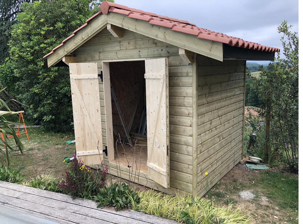 Abri de jardin en bois, Mouguerre