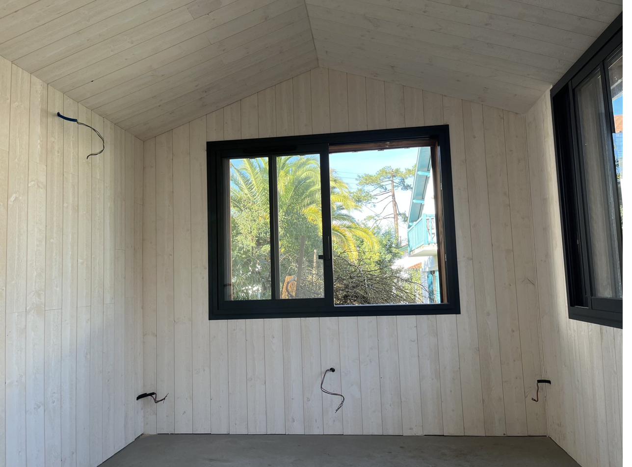 Menuiserie intérieure — chantier Brisson Construction Bois