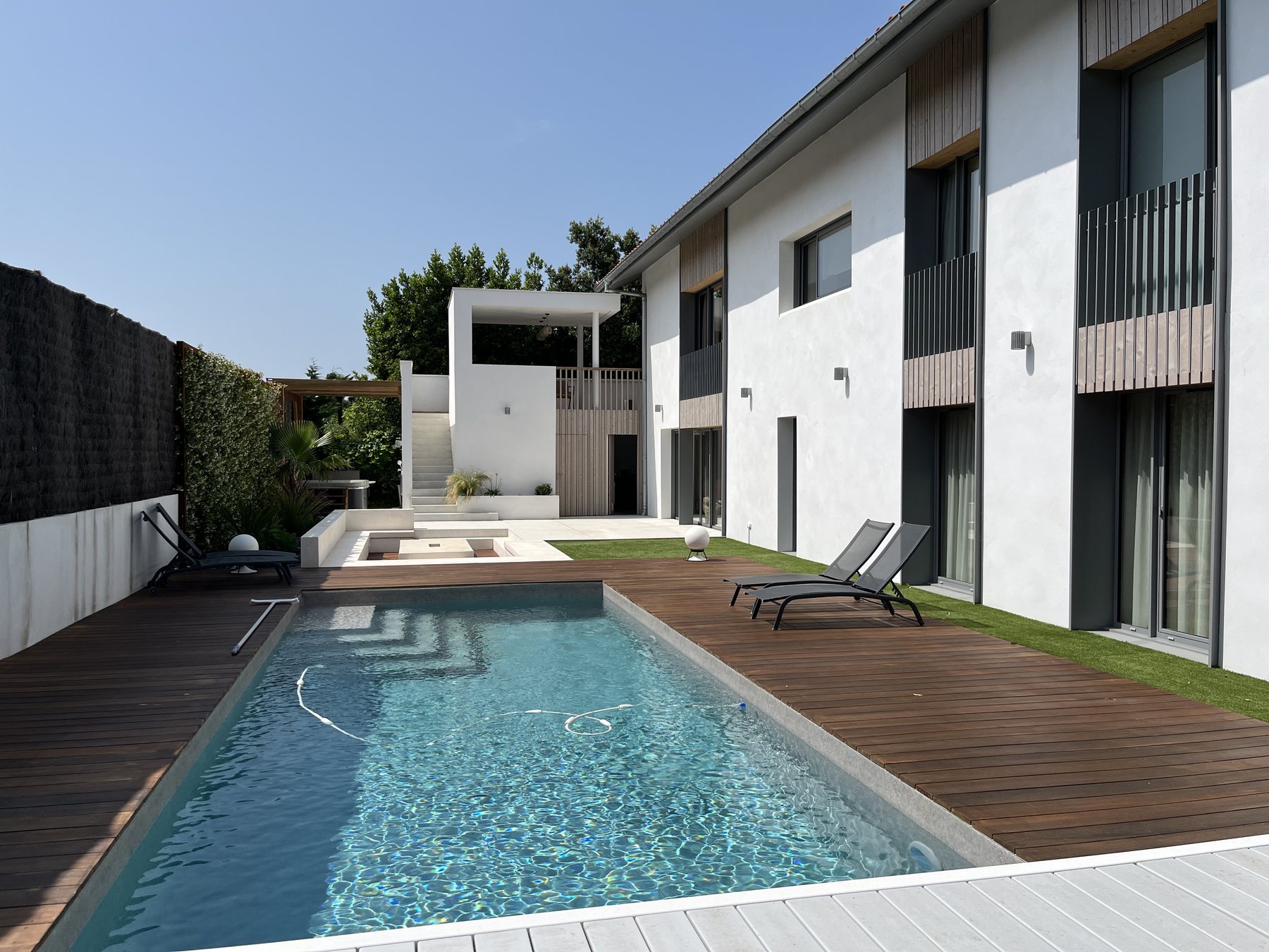 Terrasse en padouk, Anglet